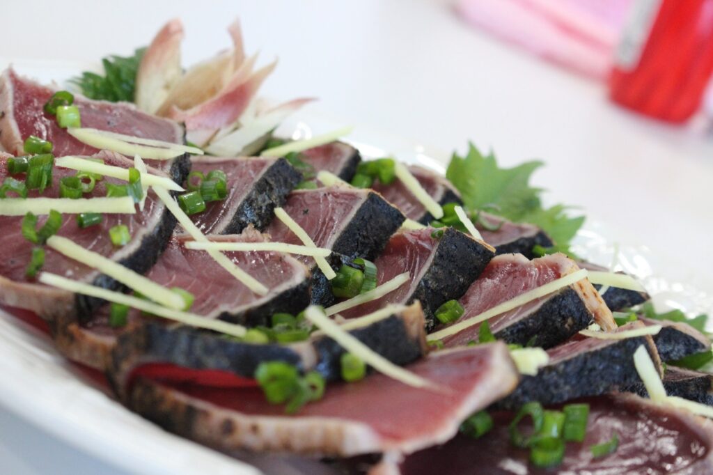 一本釣りかつおたたき